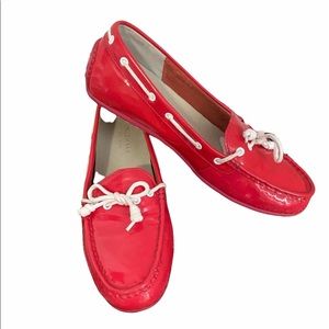 COLE HAAN WOMEN’S GRANT PATENT ESCAPE MOCCASINS